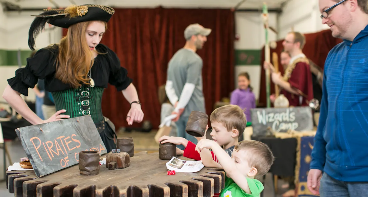 Community festival activities at Trackers Portland