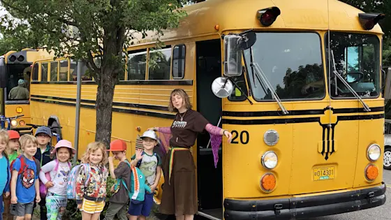 Adventure shuttle for transport camps to forests and rivers