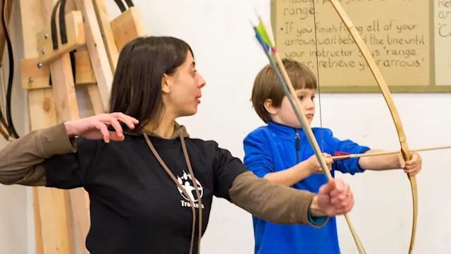 The Trackers indoor archery range