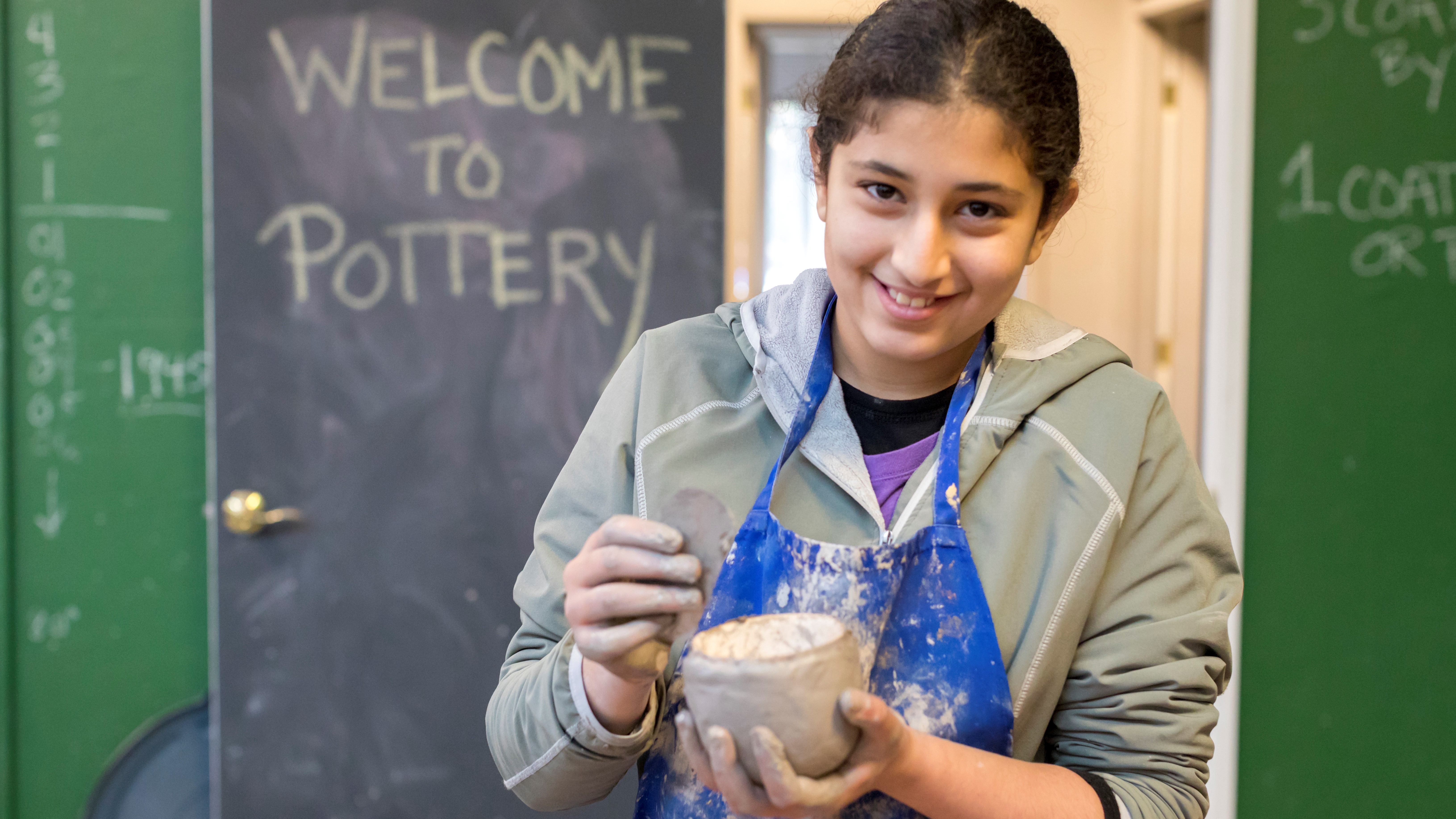 Ceramics studio at Trackers