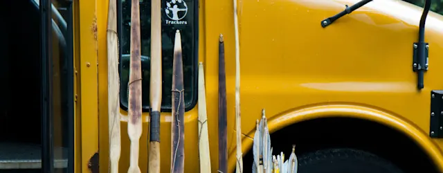 The Trackers after school bus